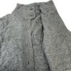 SPICK AND SPAN Knit Long Coat Women M Gray High Neck Cardigan Style(USED)