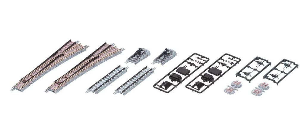 TOMIX N skala sikkerhetssporveksel PR541-15-C541-SY (F) 1298 modelljernbanerekvisitter