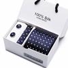 Gift Box Five-Piece Tie Men'S Formal Wear Business Casual Wedding Groom Bow Tie Square Scarf