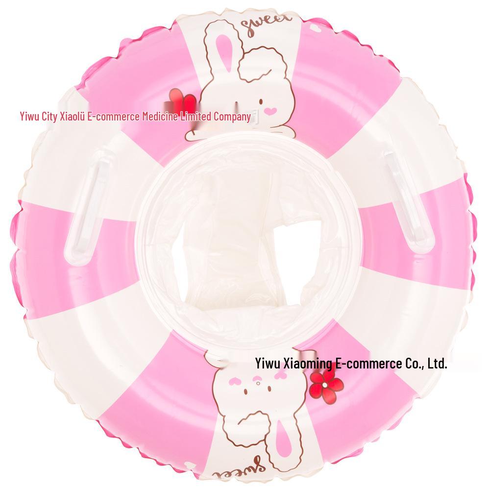 Xiaolv Heart-Shaped Korean Style Baby Swimming Seat Ring with Handle
