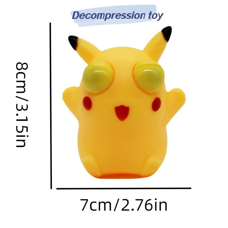 

Игрушка-антистресс Пикачу, вылезающие глаза, сжимание, медленное восстановление, детская мягкая игрушка-сквиши
