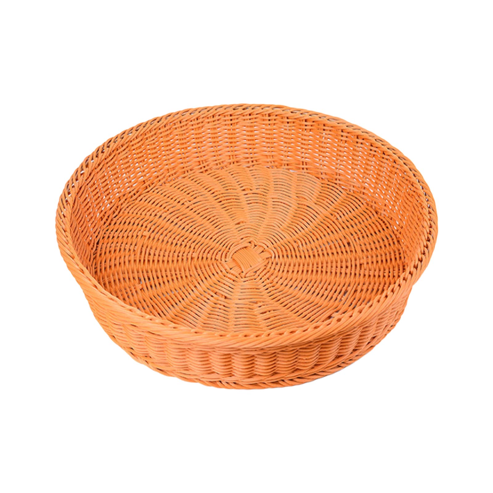 

Корзина ручной работы, универсальная плетеная корзина, практичная корзина для хранения, имитация ротанга, держатель для фруктов, украшение для гостиной 25