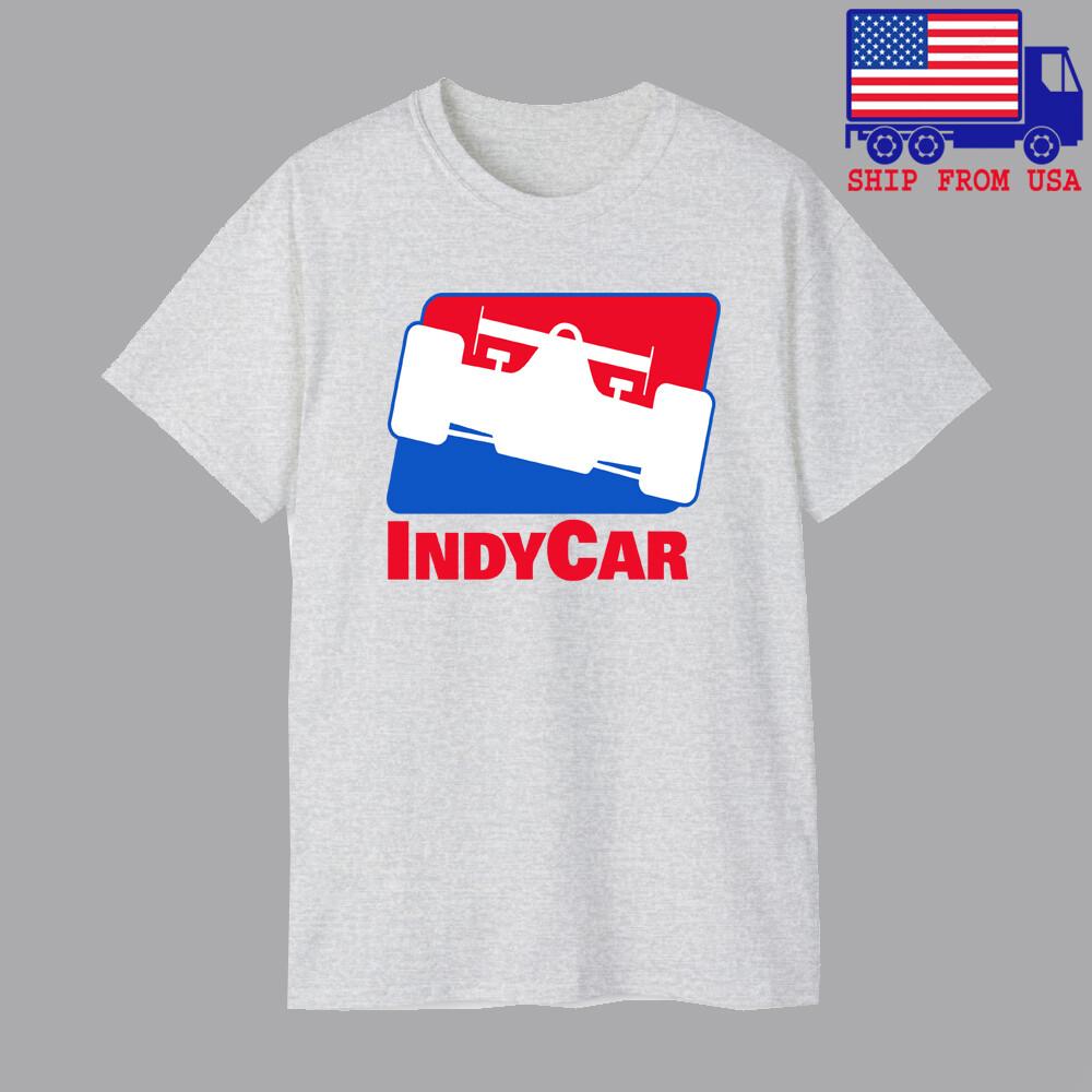 Indy Car Racing Championship Men#039;s Grey Size S5XL Unisex T-Shirt M