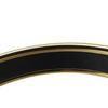 Used HERMES Bracelet Emaille PM Metal 22g Multicolor Gold Sailing Ship