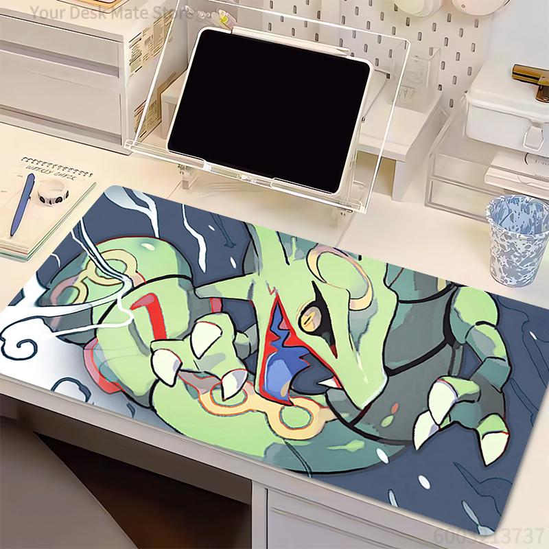 Anime Mouse Pad P- Rayquaza Gamer Computer Desk Mat Modern Table Keyboard Laptop Carpet XXL Gaming Mousepad For Best Gift