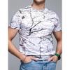 Summer Fashion Men and Women's T-shirt 3D Flower Print Casual Loose Outdoor Boy Short Sleeve Tees Top Pullover