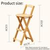 Fashionable Simple Folding Bar Chair,high Cabinet Stool with Backrest,high-end Home Living Room Chair,office,coffee Shop Chair
