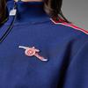 adidas Originals X Arsenal Collaboration SS25 Icons Brand Logo Minimalist Fashion Versatile Long Sleeve Jacket Women Jacket Blue JF0550