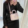 Spring and Summer New Popular Women's Handbag Bag Contrasting Color Messenger Bag Sweet Flower Shoulder Bag