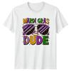 Mardi Gras Dude Sunglasses Holiday Event Unisexs TShirt Unisexs Graphic Tee