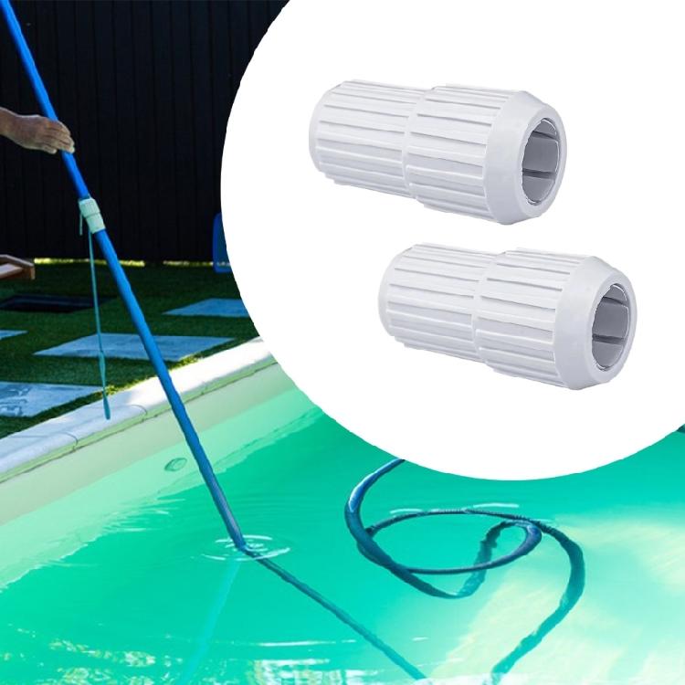 2 Pezzi Pali Pulizia Piscina Portatili Connettore Parte Giunto Telescopico Giunto Connettore Giunto Palo Telescopico Piscina