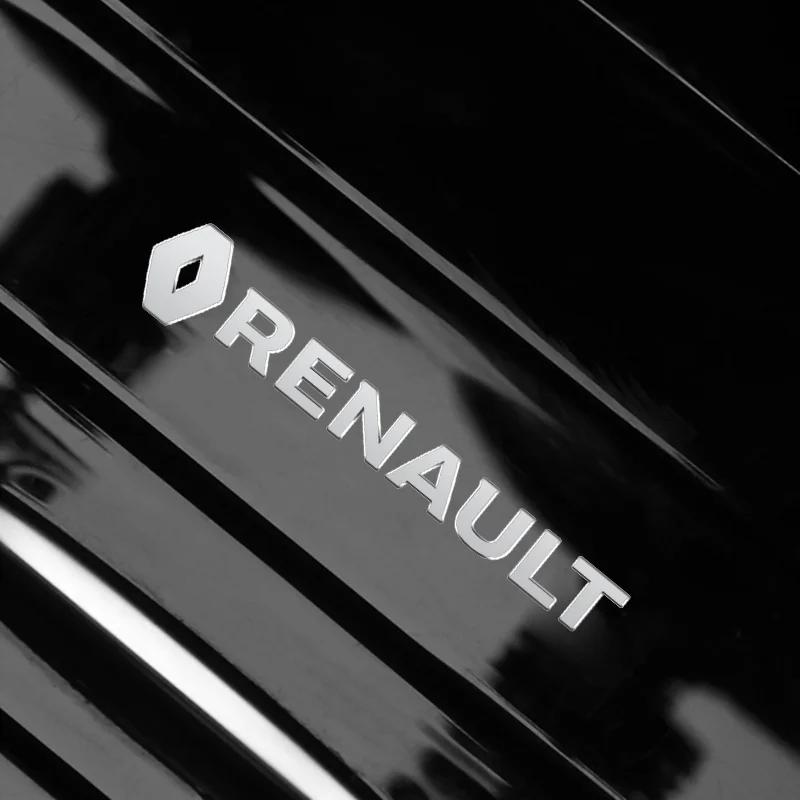 Metal emblem Auto Decor Decals Reflective Car Window Wiper Stickers for Renault Sport Duster Megane 2 3 Accessories T111