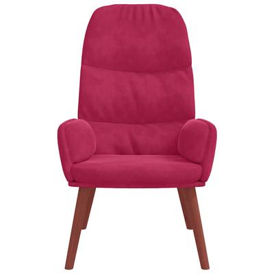 Relax Chair Burgundy Velvet