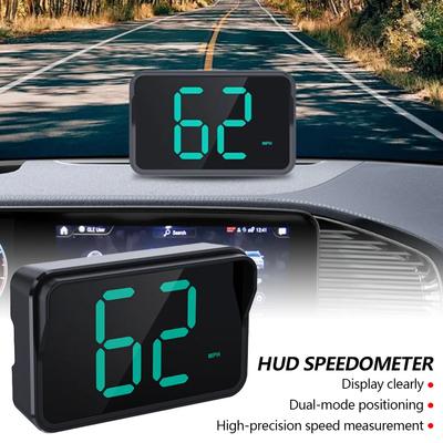 1pc Universal Head Up Display GPS HUD Digital Speedometer Speed Meter Suitable for All Vehicles Gps Speedometer