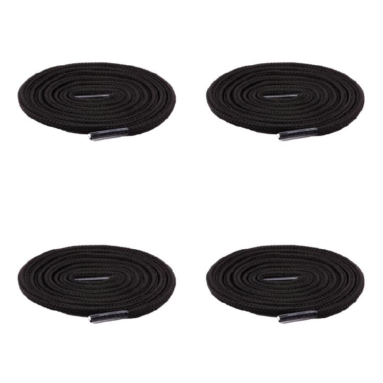 4 szt. Kolorowe Okrągłe Sznurowadła 5 mm Grubość Jednolity Kolor Sznurówki do Butów Sportowych i Codziennych Trampek Butów Wymiana