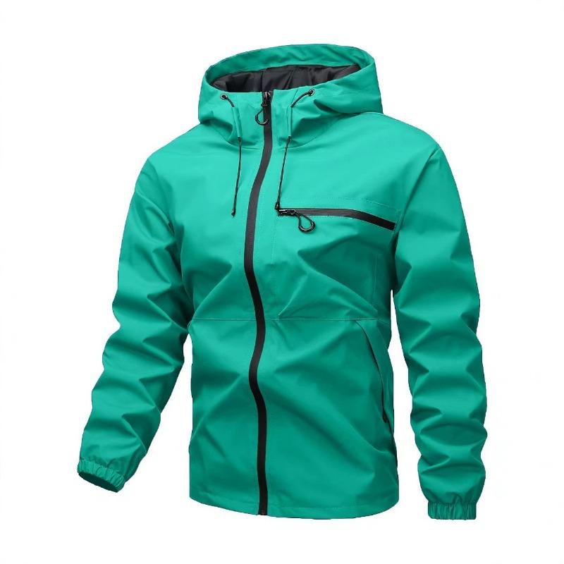 American Street Style Waterproof Hooded Casual Sports Jacket