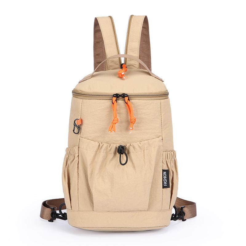 Schoolbag New Versatile Outdoor Multifunctional Backpack Student Male and Female Couples Casual Breast Bag Lightweight Large Capacity Backpack