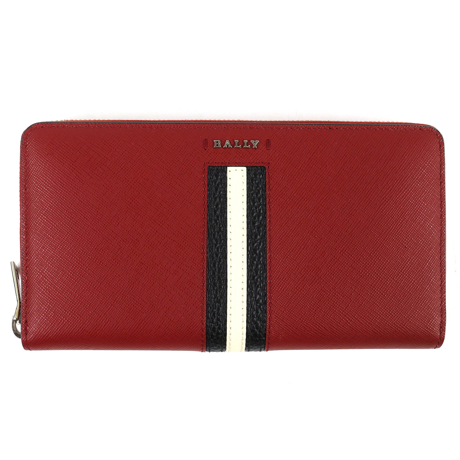 

Безупречный кошелек BALLY Trainspotting на молнии, длинный, красная кожа 6219454 Б/у