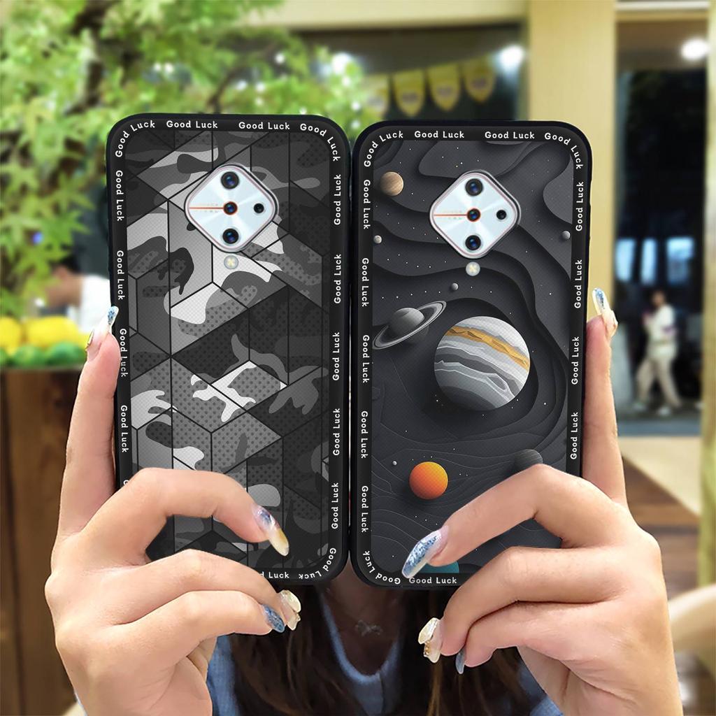 Waterproof Cute Phone Case For VIVO V17/Y9S/X50 Lite/V1945A Durable Cartoon Silicone Soft Case Anti-knock Cover TPU