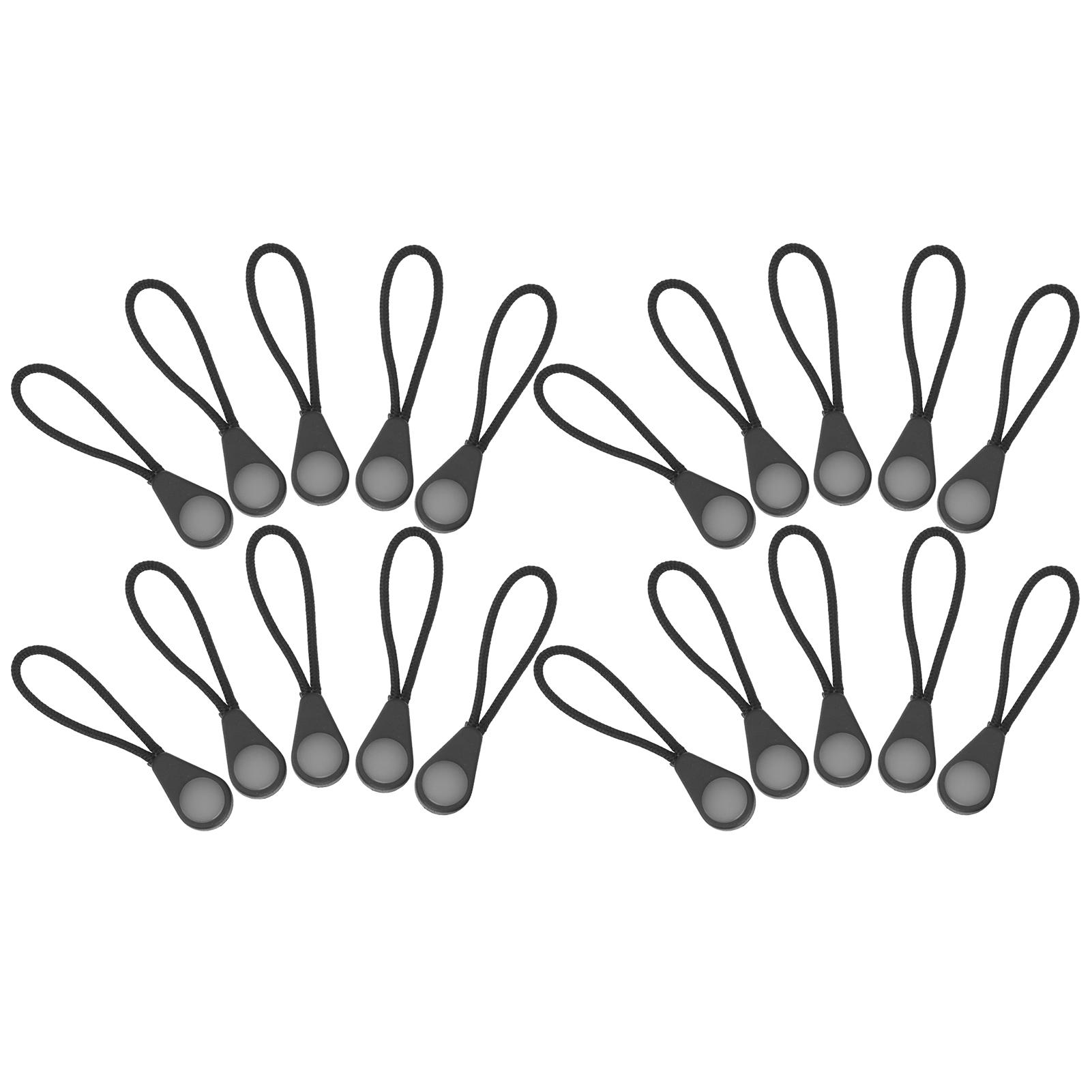 

20Pcs Backpack Zipper Puller Head GlowintheDark AntiLost for Outdoor Mountaineering Camping