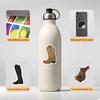 1050Pcs Equestrian Sports Horse Racing Western Cowboy Cartoon Graffiti Decorative Notebook Waterproof Sticker Kids Toy