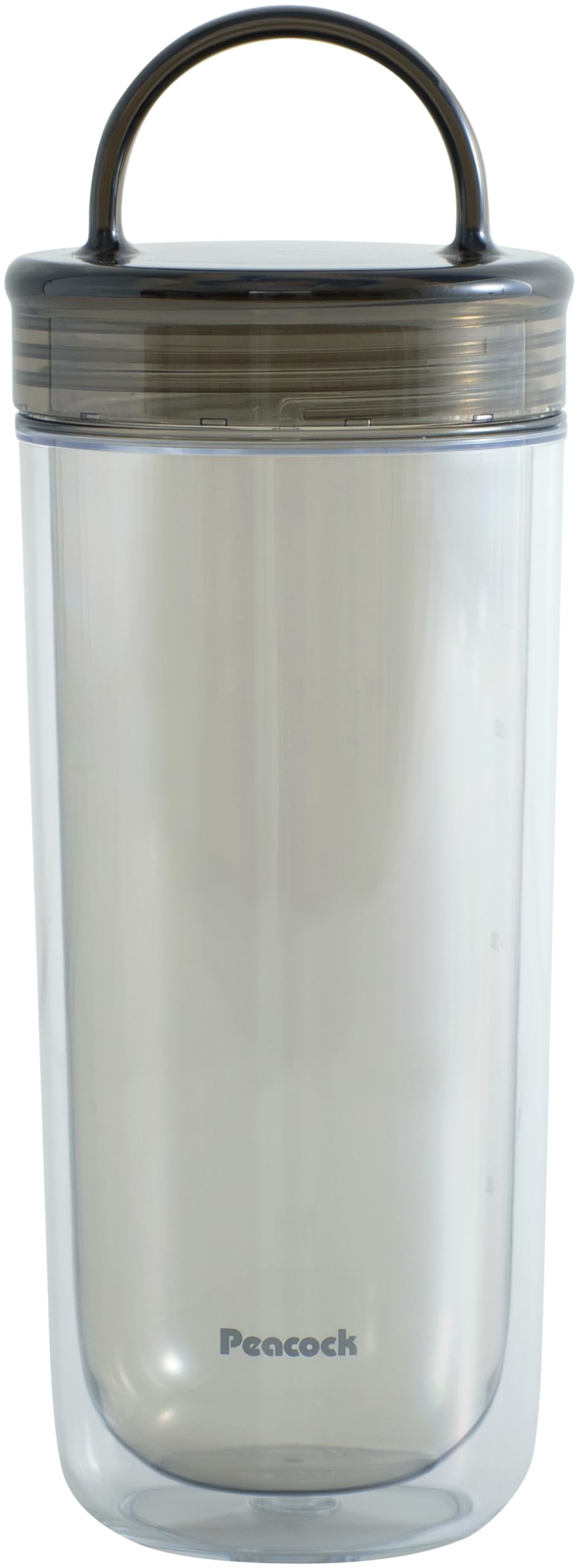 

The-peacock Vacuum Bottle Industry (The-peacock) Clear Bottle, 480ml, Smoke, Lightweight, Shaker Bottle, PPA-50 XH
