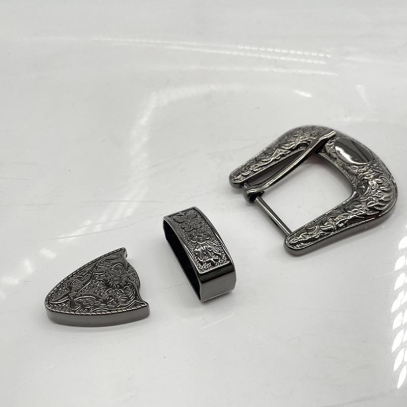 Replacement Belt Buckle Single Prong Metal Leather Craft Belt Buckle Photo Props Punk Belt Buckles for Men Women