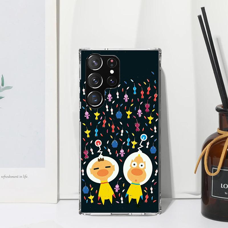Game P-PikminS 4 Phone Case For Samsung Galaxy S26 S25 Edge S24 FE S23 S22 Ultra S21 Plus S20 + Art Fundas Back Cover Galaxy S25
