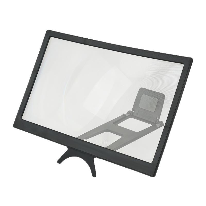 12-inch Curved Screen Phone Magnifier with Multifunctional Desktop Stand