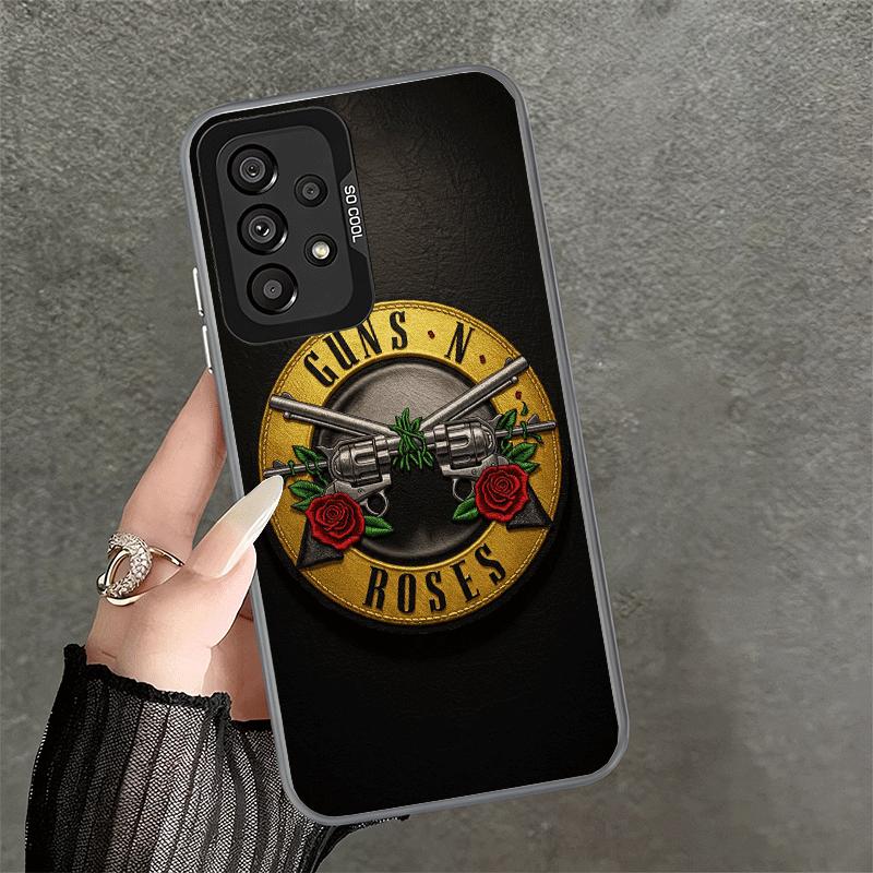 Band G-Guns N R-Roses Soft Phone Case for Samsung A17 A16 A15 A14 A13 A57 A56 A55 A54 A53 A37 A36 A35 A34 A33 A26 A25 A24 A23 A5