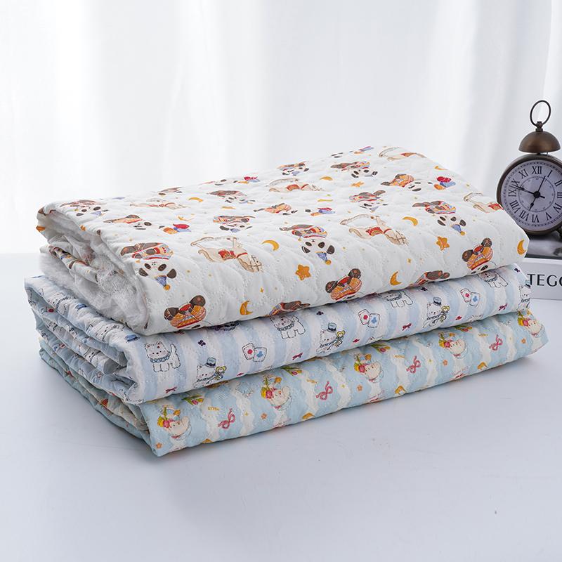 0.5m/1m Puppy Printed Heart-shaped Quilted Cotton Fabric For Sewing Gloves Children's  Jackets Makeup Bags Handmade DIY Fabric