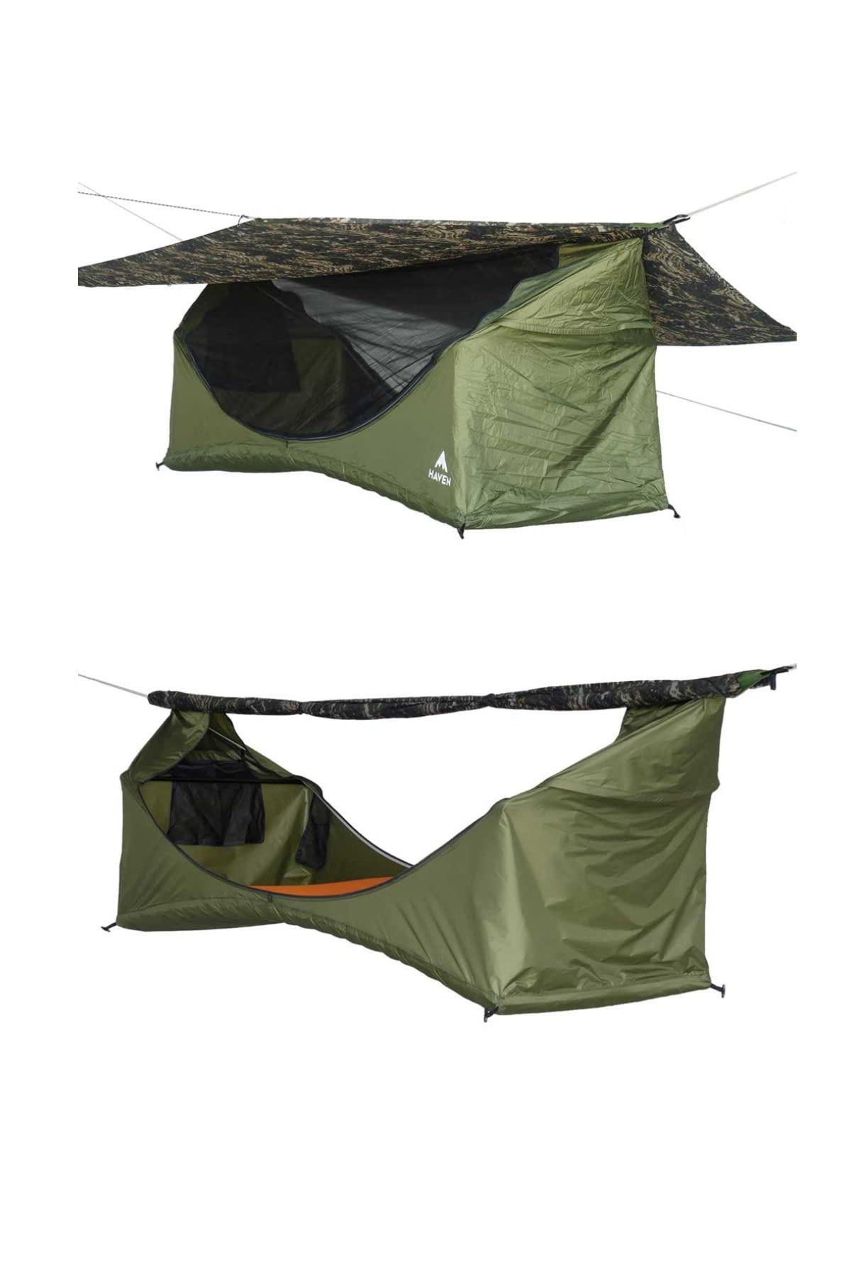 

лише авторизований Haven Tent XL Камуфляжний Камуфляжний Візерунок Кемпінговий Гамак-Намет з Тентом та Москітною Сіткою для Соло Кемпінгу та Активного Відпочинку [Японії