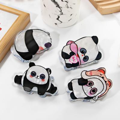 Cartoon Panda Hair Claw Clip Anti-Slip Strong Hold Jaw Clamp Animal Shape Thick Long Hair Clip Hair Accessories for Women Girls