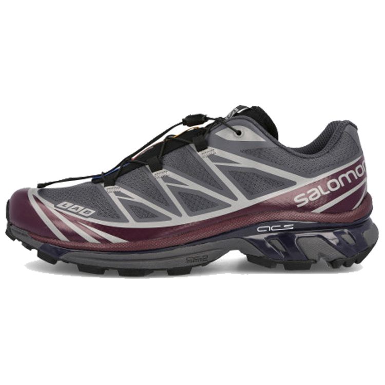 SALOMON Xt-6 Fabric Synthetic Leather Advanced Outdoor Daily Shock Absorption Slip Resistant Wear Resistant Low Top Lifestyle Casual Shoes 415748