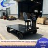 Electric Four-Wheel Multifunctional Cart with Colorful Lights for Warehouse and Construction Handling