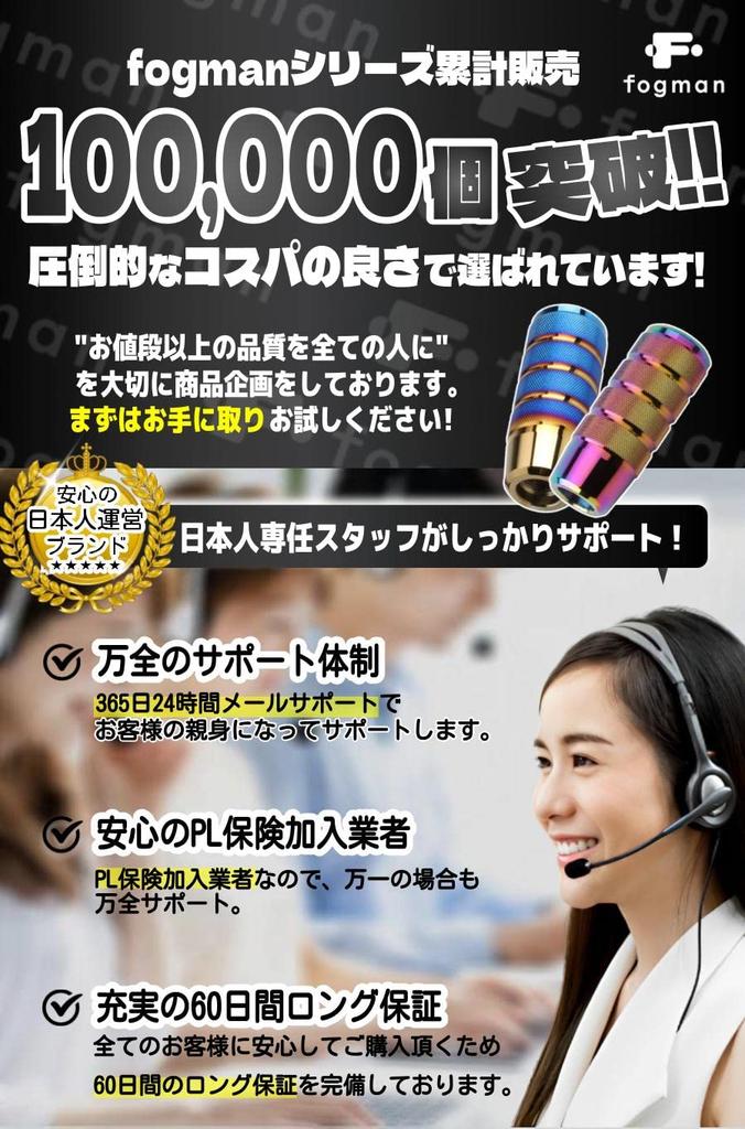 fogman Shift Knob Shift Lever Custom Aluminum Alloy Stick Universal (Blue)