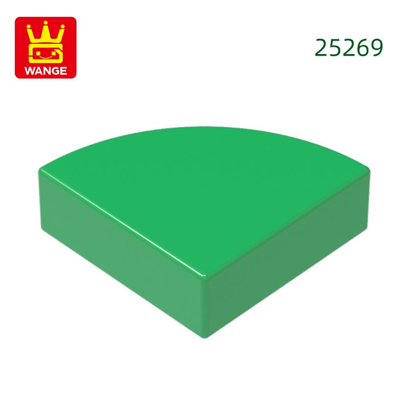 884Pcs/Lot 25269 Tile Round 1x1 Quarter Block Moc Hue Accessories Compatible featuring Brick DIY Children's Plaything Stronge Box