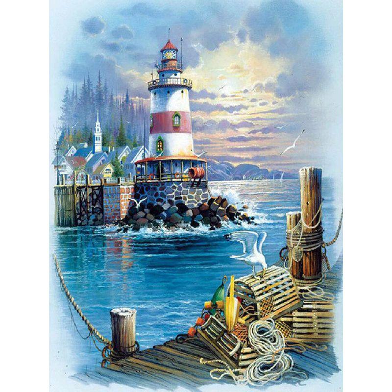 5D Diamond Painting Scenery Cross Stitch Landscape Diamond Mosaic Cartoon Handwork Rhinestone Art