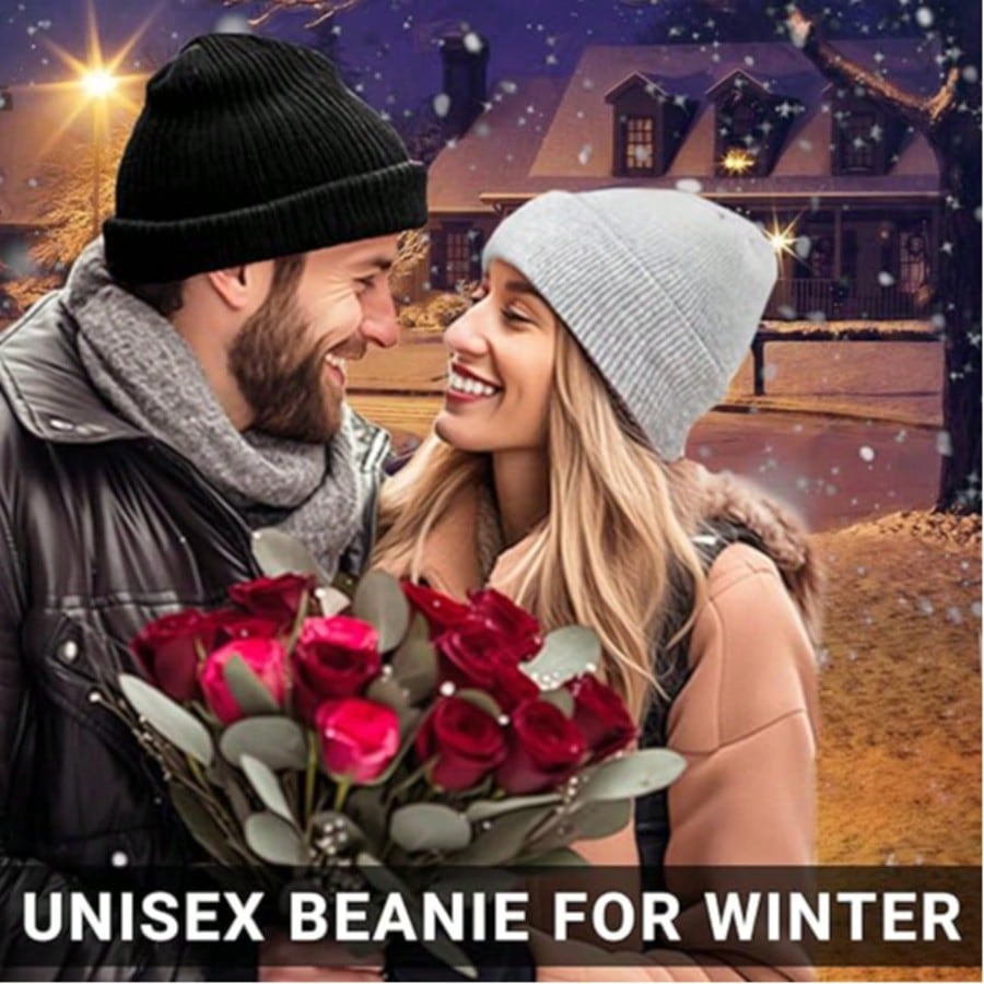 1pc Men's Simple Solid Color Fashionable Winter Unisex Thickened Warm Winter Hat Halloween Beanie Fall Outfit