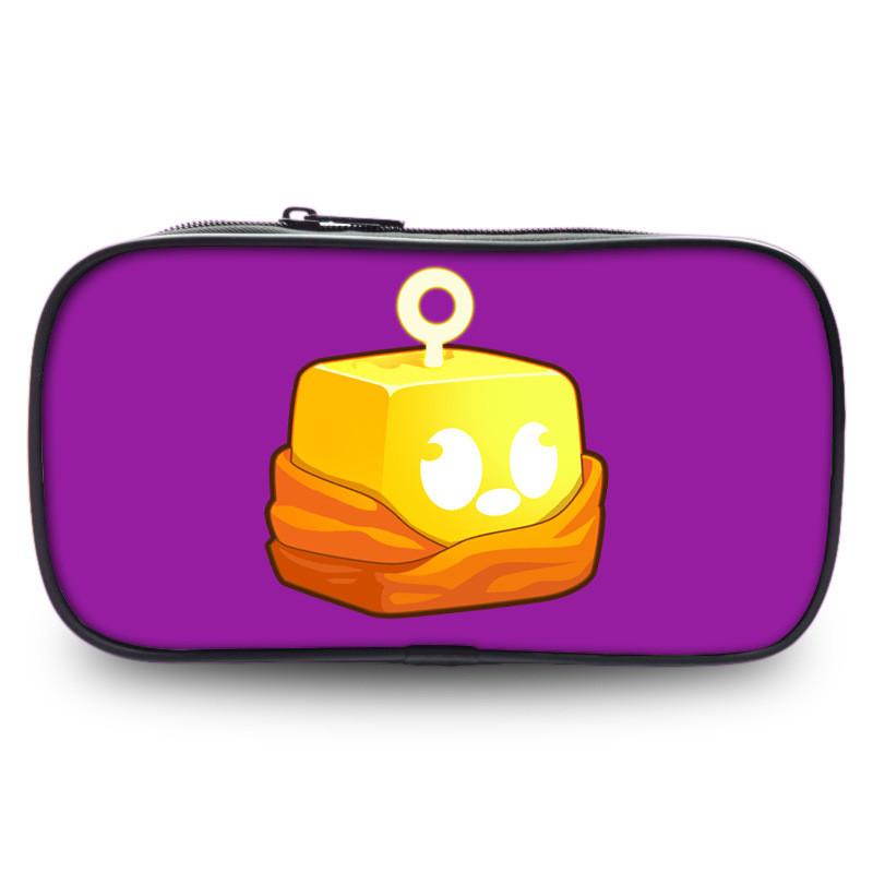 Durable Polyester Blox Fruits Roblox Pencil Case For Students With Large Capacity