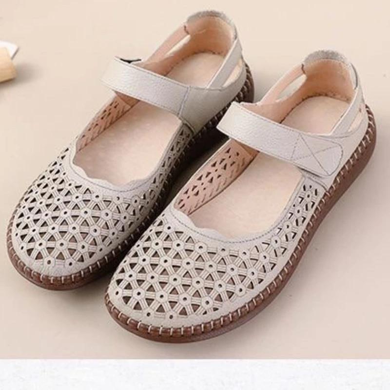 Women Sandals Summer Platform Breathable Shoes 2025 Year Leisure Mother Shoes Soft Bottom Fashion Platform Sandals Womens Shoes