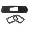 3pcs Window Switch Button Panel Trim Cover Carbon Fiber Decoration Fit for S60 V60RHD