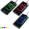 1 stk Flerfarget 12V Digital LED-display Spenning for Panelmeter for Bil