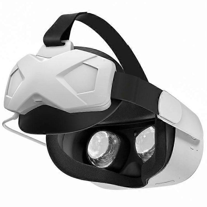 SBSGV Oculus Meta/Quest 2 Head Strap with Battery Pack, Adjustable Elite Strap 5000mAh Fast Charging Extend 3hrs in VR Playtime, Quest 2 Head Elite St