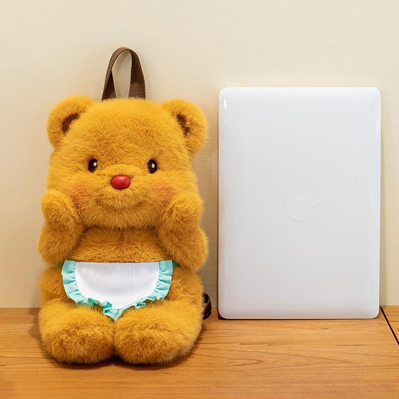 Butter Thai Bear Backpack Gift Ragdoll Cartoon Birthday Gift Doll Plush Children Cute
