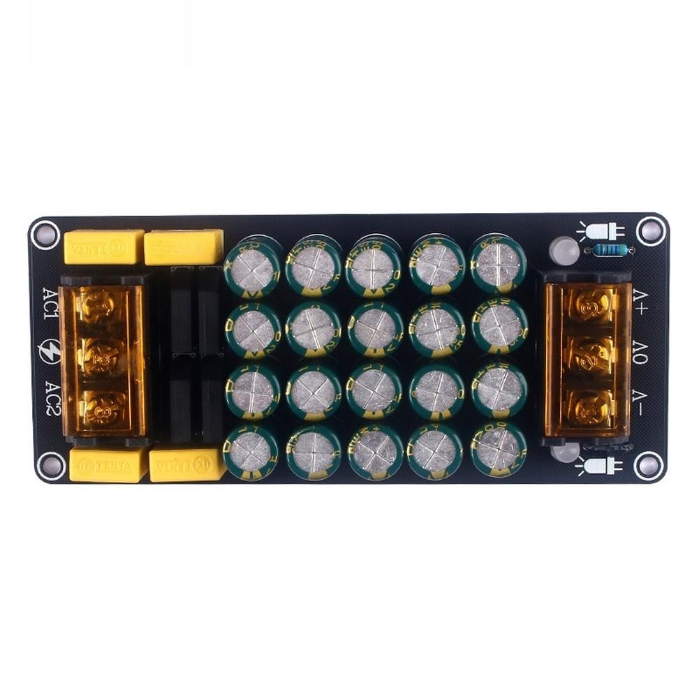 Rectifier Board with Integrated Filtering for Dual Power Input Output 2x50V Peak Voltage 10A Current Support for Industrial Use