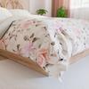 ROSALINA Cotton Satin Bedding - Rose Dream, ecru, pink - 160x200cm