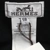 Pristine HERMES hat Fred H Fred H Stripe Bucket black cotton mens 58 Used