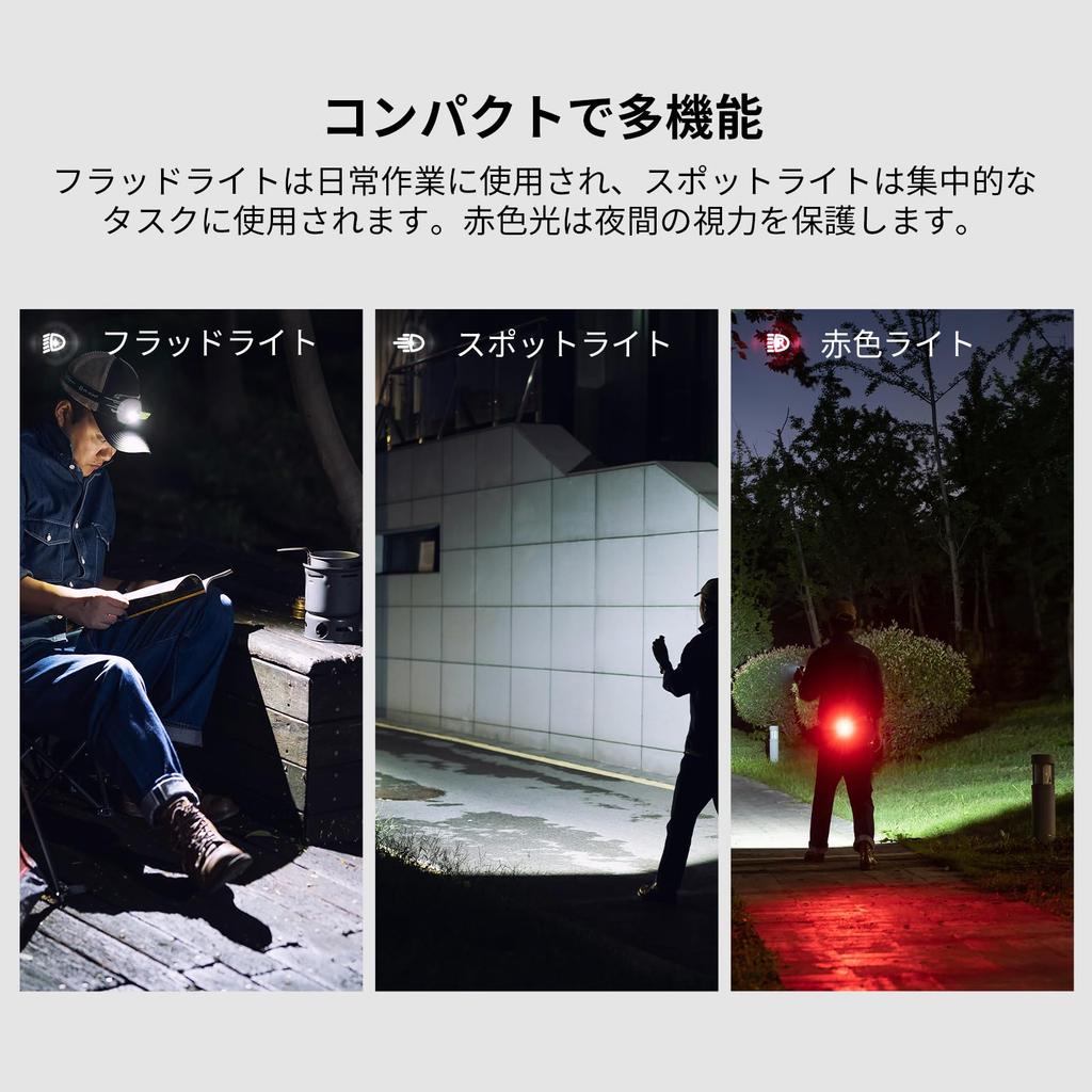 OLIGHT Oclip Pro LED Running Lightweight and with 3 Light 500 120 Meter IPX6 High Perfect for Dog and Outdoor Activities Clip-on Light, Compact,