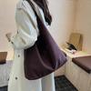Large-capacity tote bag, women's Korean version, high-end sense, trendy commuting, simple and versatile shoulder bag.
